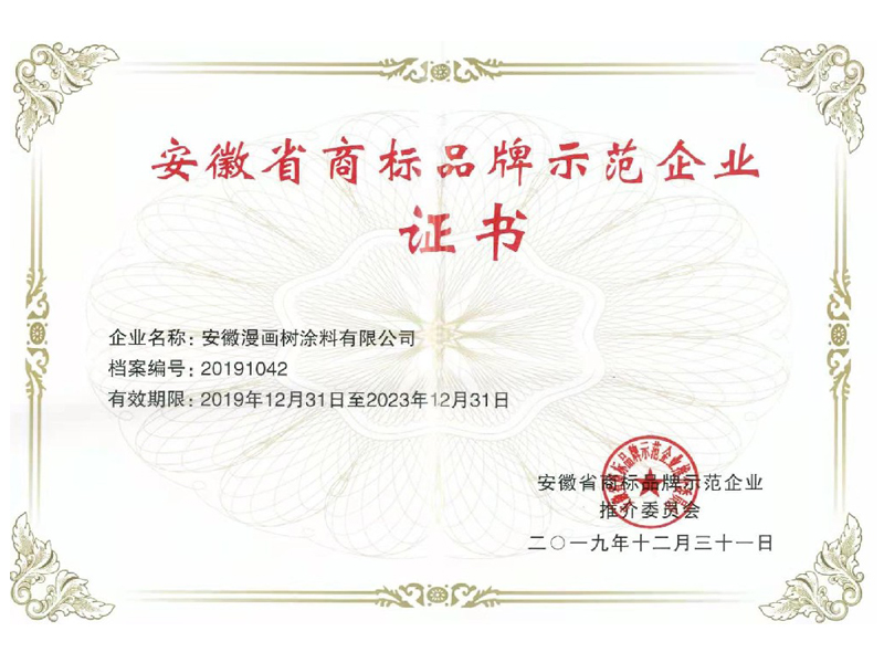 商標品牌證書